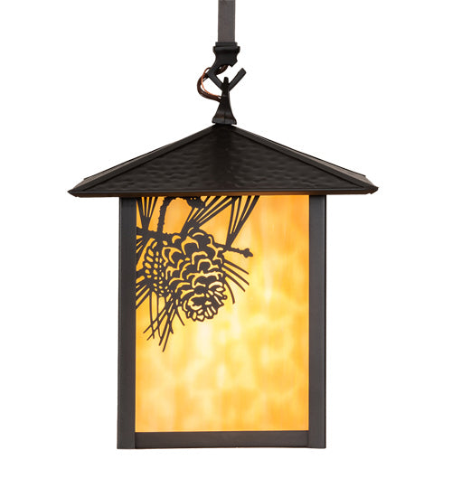 Meyda Tiffany 61830 One Light Pendant, Craftsman Brown