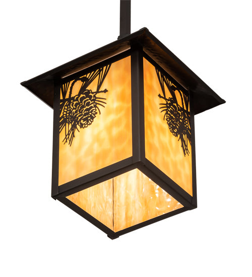 Meyda Tiffany 61830 One Light Pendant, Craftsman Brown