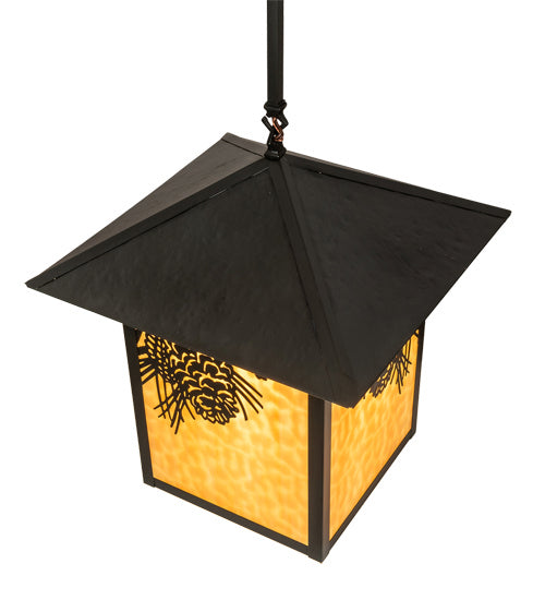 Meyda Tiffany 80797 One Light Pendant, Craftsman Brown