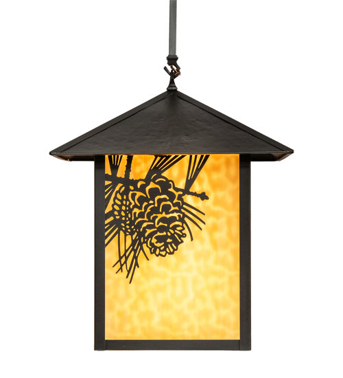 Meyda Tiffany 80797 One Light Pendant, Craftsman Brown