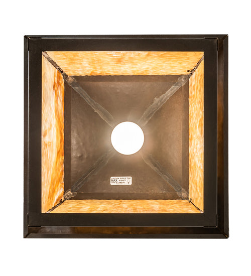 Meyda Tiffany 80797 One Light Pendant, Craftsman Brown