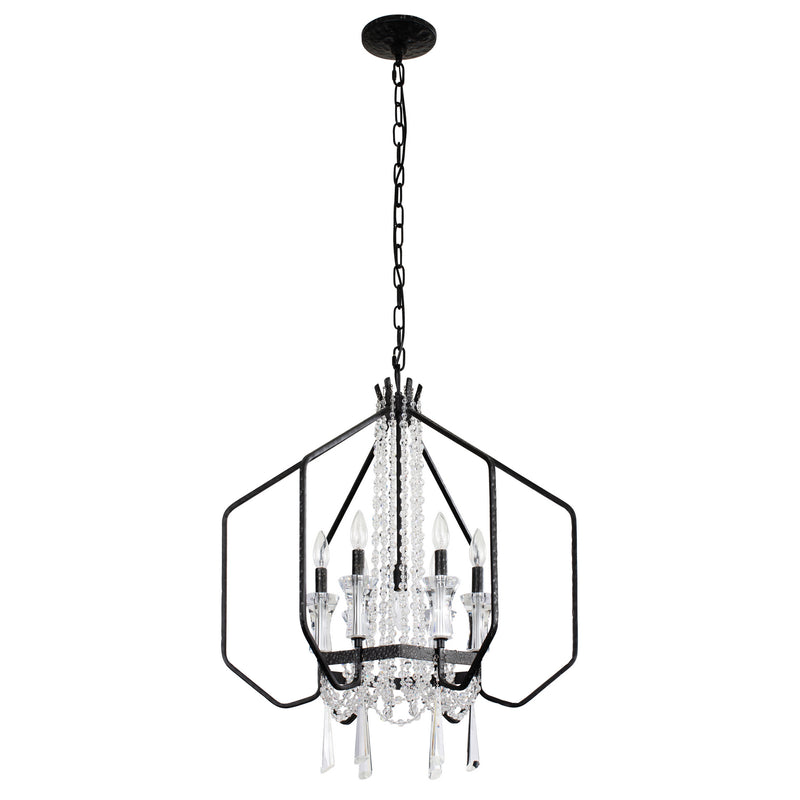 Varaluz 270P07OX Seven Light Pendant, Onyx