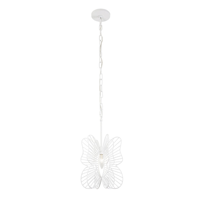 Varaluz 330M01WH One Light Mini Pendant, White