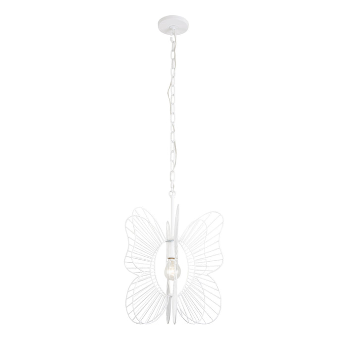 Varaluz 330P01WH One Light Mini Pendant, White