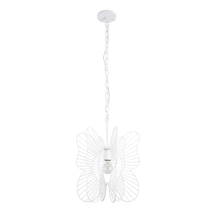 Varaluz 330P01WH One Light Mini Pendant, White