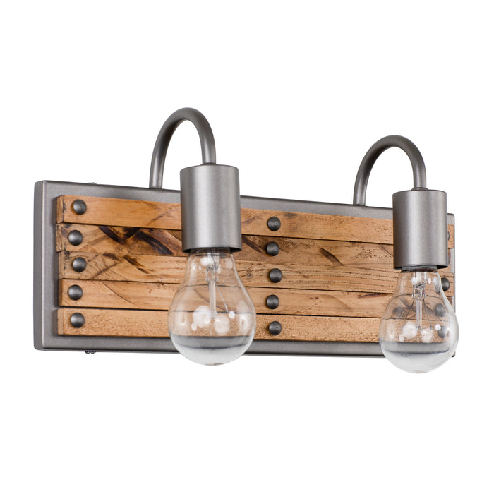 Varaluz 334B02NB Two Light Bath, New Bronze