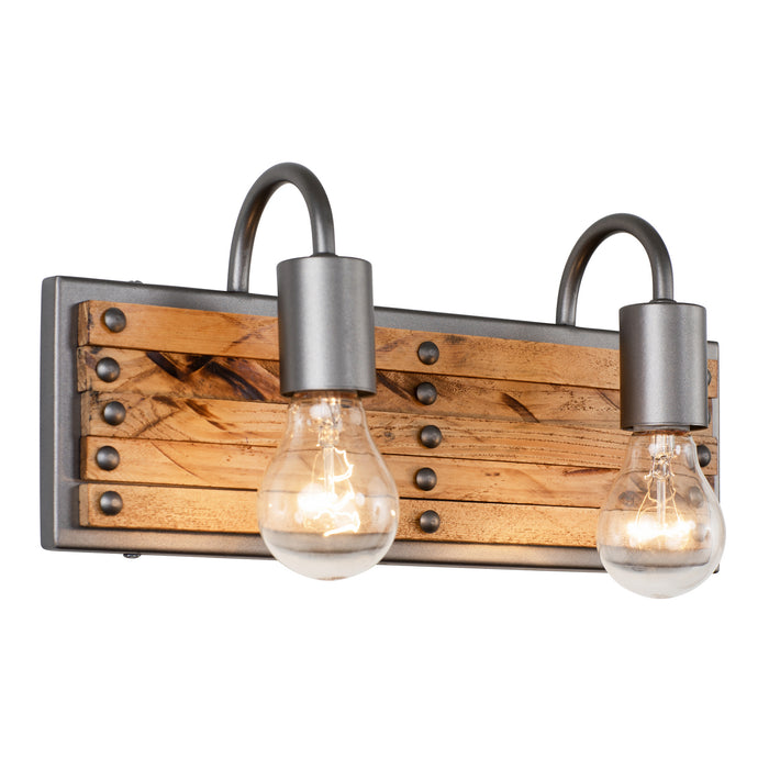 Varaluz 334B02NB Two Light Bath, New Bronze