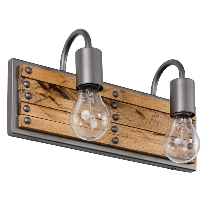 Varaluz 334B02NB Two Light Bath, New Bronze