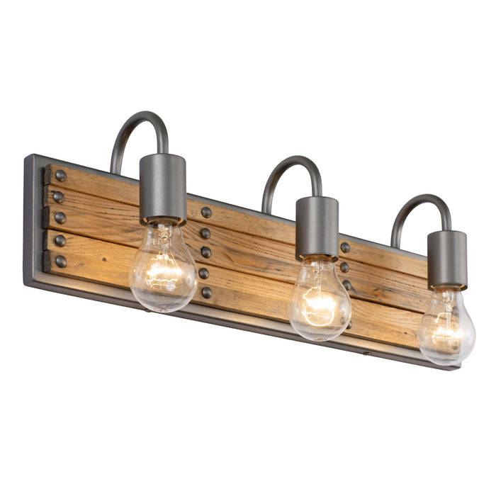 Varaluz 334B03NB Three Light Bath, New Bronze