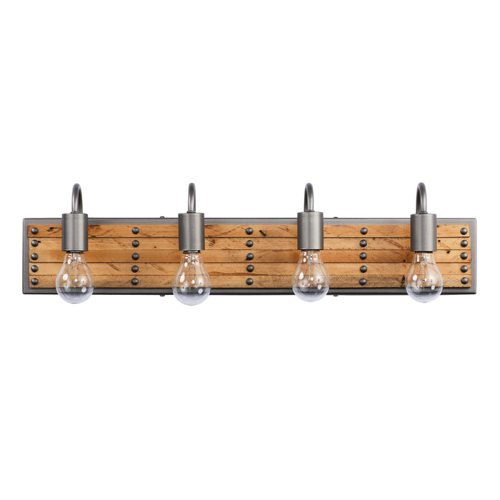 Varaluz 334B04NB Four Light Bath, New Bronze