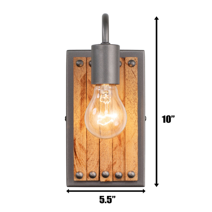 Varaluz 334W01NB One Light Wall Sconce, New Bronze