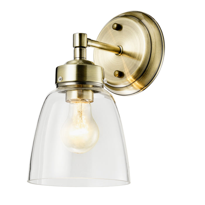 Varaluz 341B01AB One Light Bath, Antique Brass