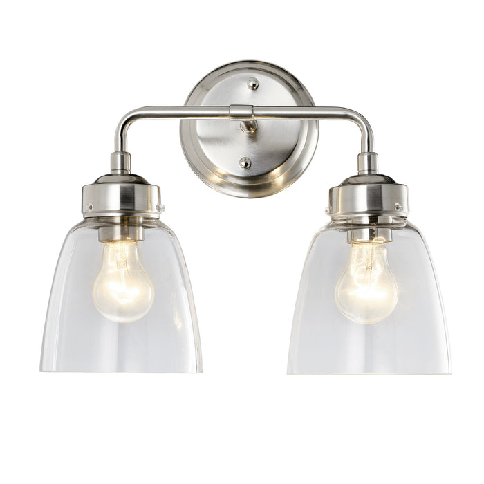 Varaluz 341B02SN Two Light Bath, Satin Nickel