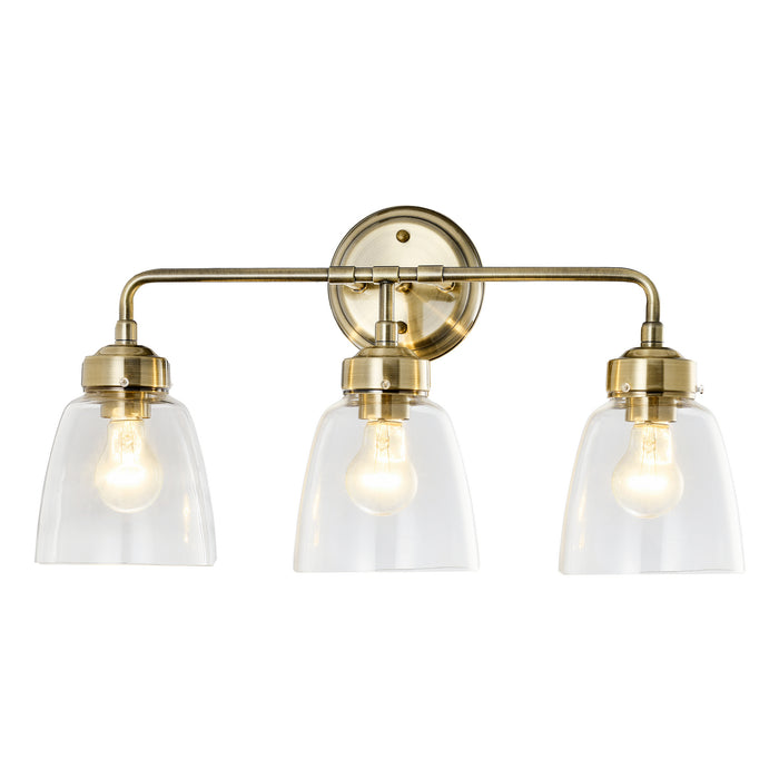Varaluz 341B03AB Three Light Bath, Antique Brass