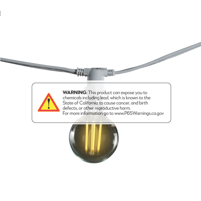 Bulbrite 810130 String Light, White