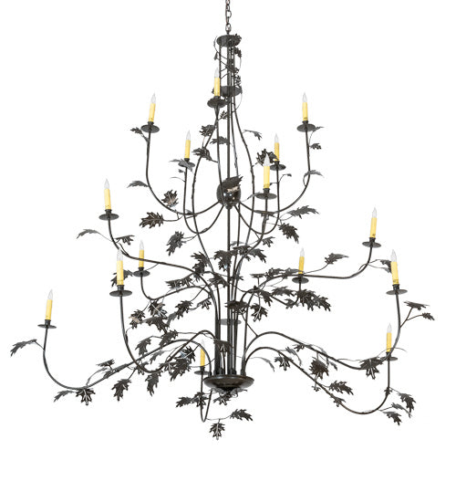 Meyda Tiffany 222594 15 Light Chandelier, Timeless Bronze