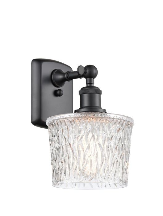 Innovations 516-1W-BK-G402-LED One Light Wall Sconce, Matte Black