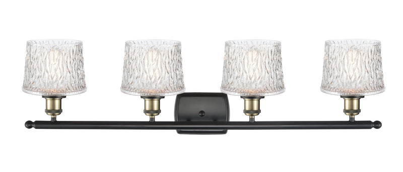 Innovations 516-4W-BAB-G402 Four Light Bath Vanity, Black Antique Brass
