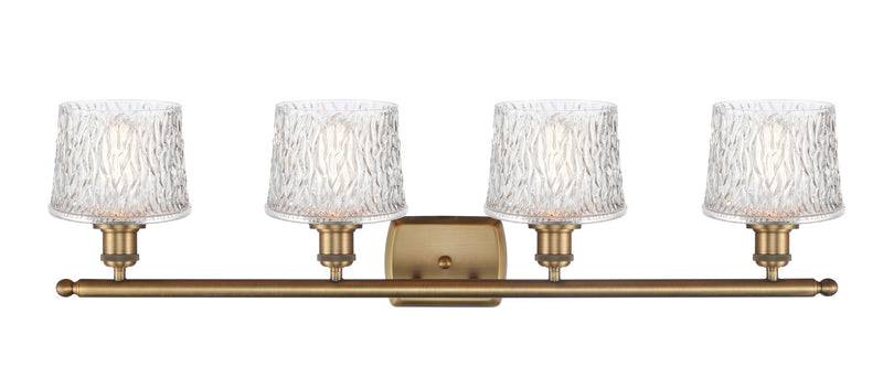 Innovations 516-4W-BB-G402 Four Light Bath Vanity, Brushed Brass