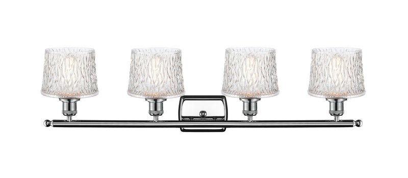 Innovations 516-4W-PC-G402 Four Light Bath Vanity, Polished Chrome