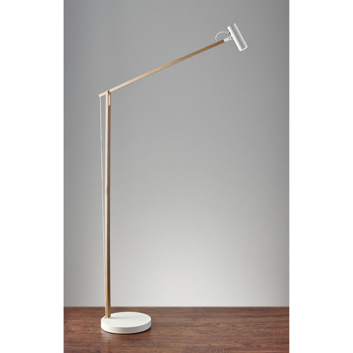 Adesso Home AD9101-12 LED Floor Lamp, White