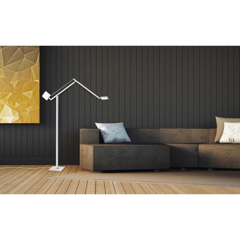 Adesso Home AD9131-02 LED Floor Lamp, Matte White
