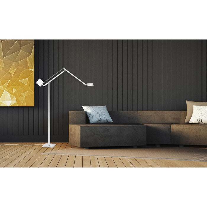Adesso Home AD9131-02 LED Floor Lamp, Matte White