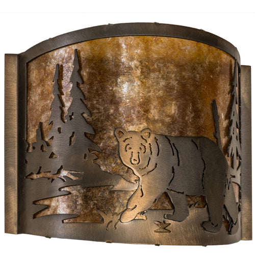 Meyda Tiffany 174065 One Light Wall Sconce, Antique Copper