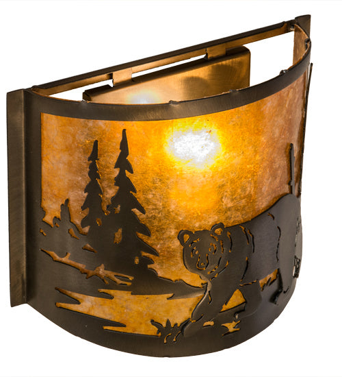 Meyda Tiffany 174065 One Light Wall Sconce, Antique Copper