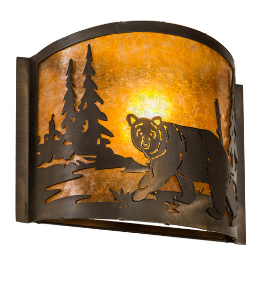 Meyda Tiffany 174065 One Light Wall Sconce, Antique Copper