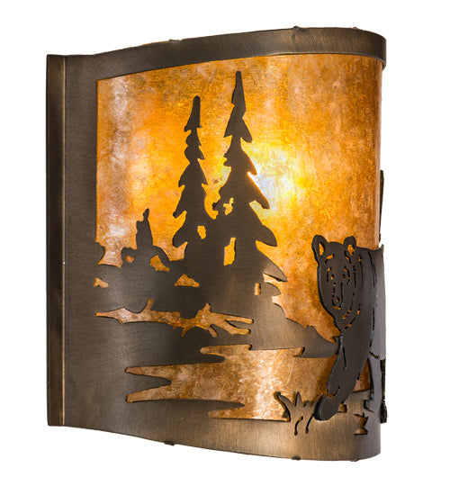 Meyda Tiffany 174065 One Light Wall Sconce, Antique Copper