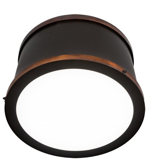 Meyda Tiffany 190873 LED Semi-Flushmount, Oil Rubbed Bronze & Vintage Copper