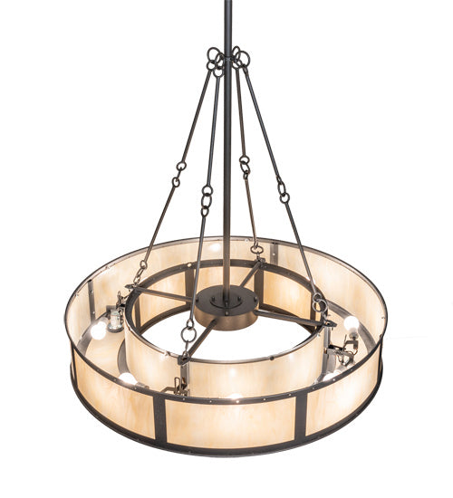 Meyda Tiffany 210299 LED Chandelier, Natural Iron