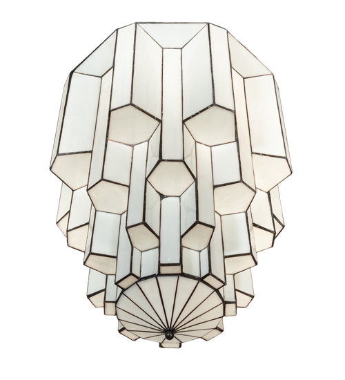 Meyda Tiffany 213839 One Light Flushmount, Antique Iron Gate