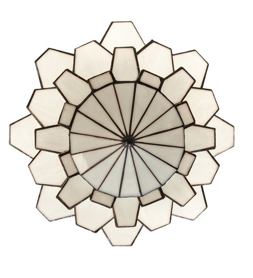 Meyda Tiffany 213839 One Light Flushmount, Antique Iron Gate