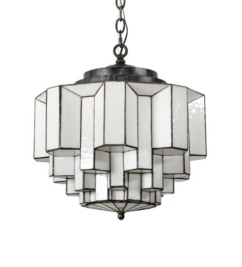 Meyda Tiffany 213840 One Light Pendant, Antique Iron Gate