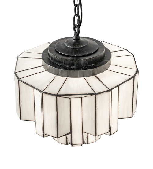Meyda Tiffany 213840 One Light Pendant, Antique Iron Gate