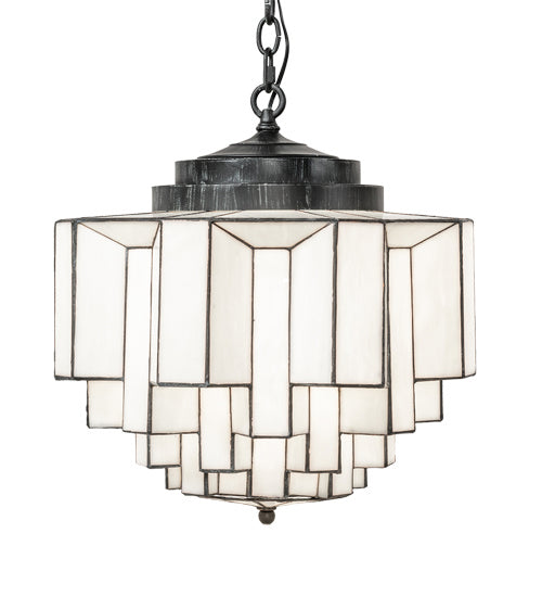 Meyda Tiffany 213840 One Light Pendant, Antique Iron Gate