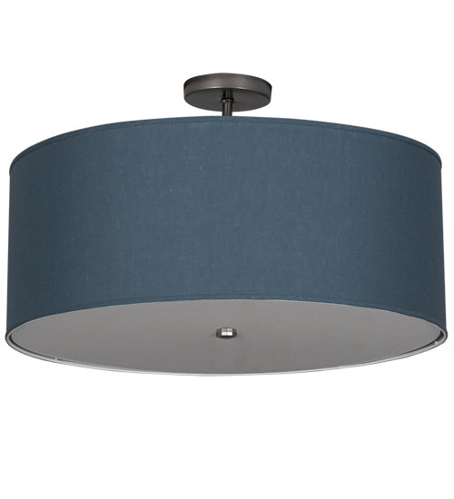 Meyda Tiffany 213856 LED Semi-Flushmount, Nickel