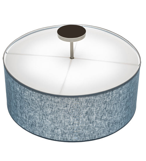 Meyda Tiffany 213856 LED Semi-Flushmount, Nickel