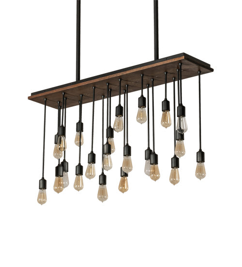 Meyda Tiffany 217430 22 Light Pendant, Oxidized Steel