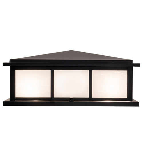 Meyda Tiffany 217558 Four Light Pier Mount, Satin Black Wrought Iron