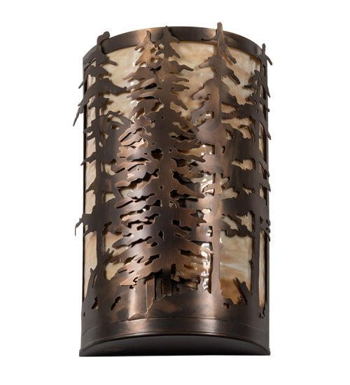 Meyda Tiffany 219377 Two Light Wall Sconce, Antique Copper