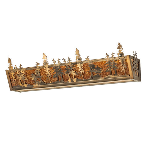 Meyda Tiffany 219385 Four Light Vanity, Antique Copper