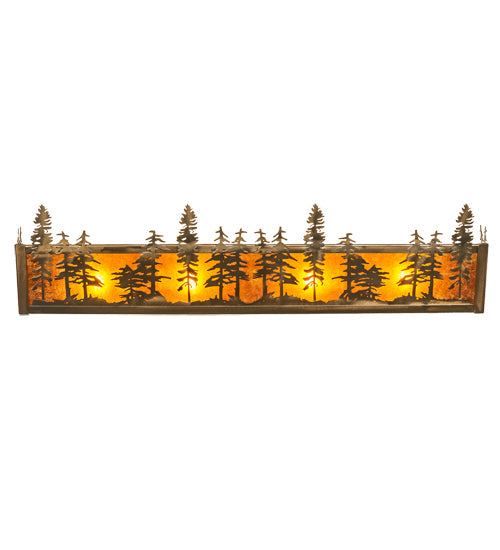 Meyda Tiffany 219385 Four Light Vanity, Antique Copper