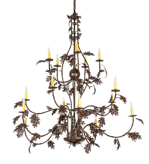 Meyda Tiffany 219577 15 Light Chandelier, Cafe Noir