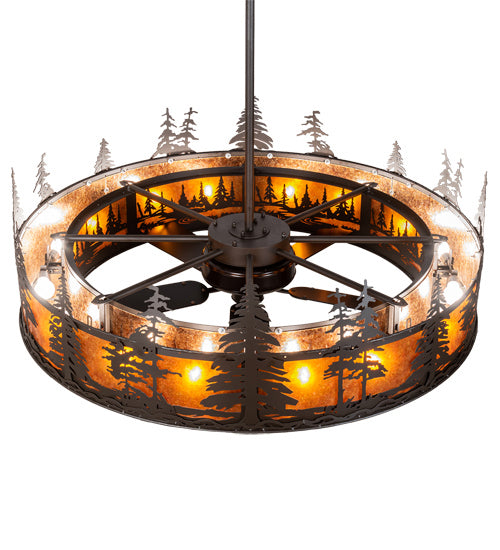 Meyda Tiffany 219635 16 Light Chandel-Air, Oil Rubbed Bronze