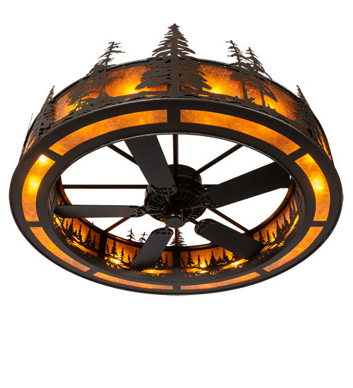 Meyda Tiffany 219635 16 Light Chandel-Air, Oil Rubbed Bronze