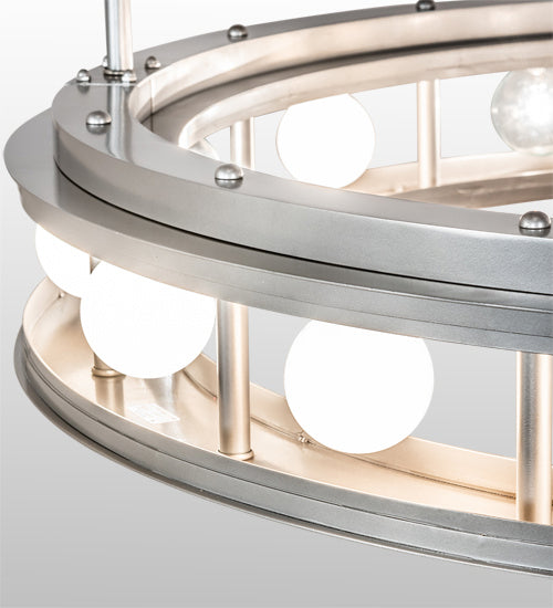 Meyda Tiffany 219695 16 Light Pendant, Nickel