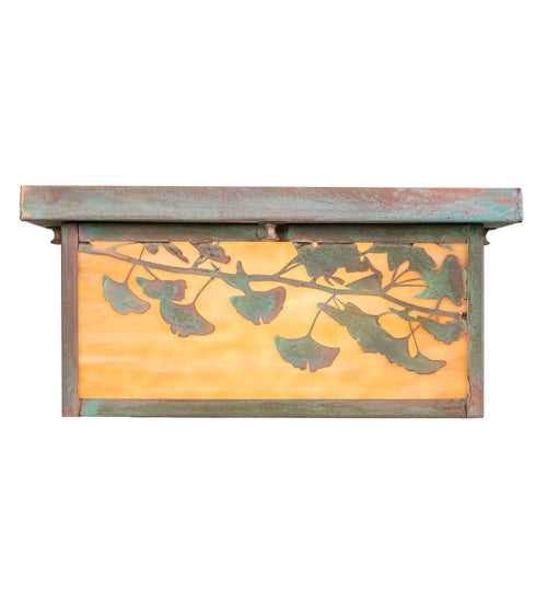 Meyda Tiffany 220113 Two Light Flushmount, Verdigris